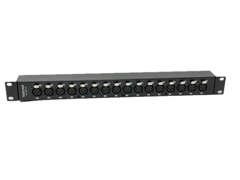 TASCAM BO-16DX/IN 16-Channel D-Sub XLR Breakout Box 2022 - Present - Black image 1