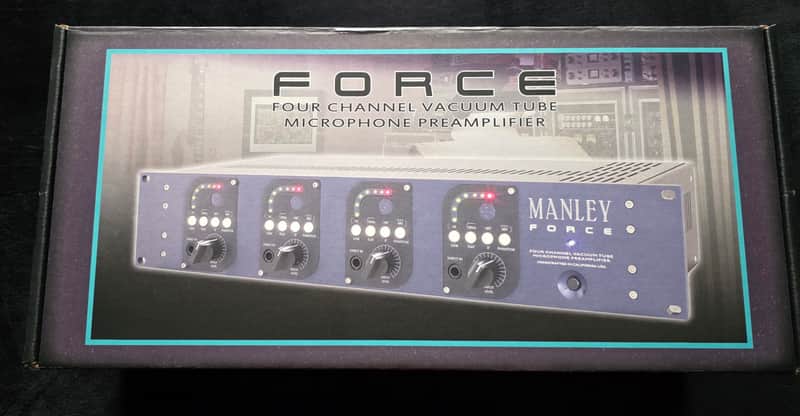 Manley Labs Force 4-Channel Mic Preamp 2010s - Purple image 1