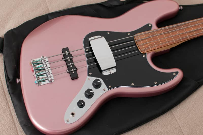 Squier Affinity Jazz Bass Burgundy Mist (Body + Hardware) image 1