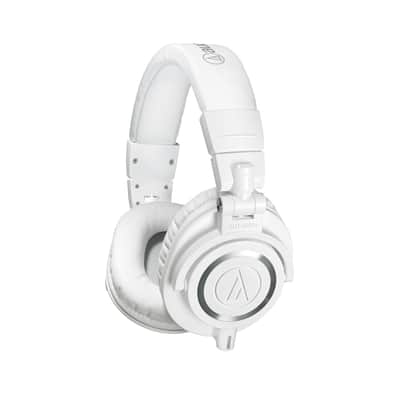 Audio-Technica ATH-M50x Monitor Headphones (White) image 1