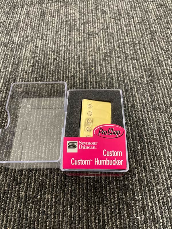 Seymour Duncan SH-11 Custom Custom Humbucker Bridge Pickup, Gold Cover - OPEN BOX image 1