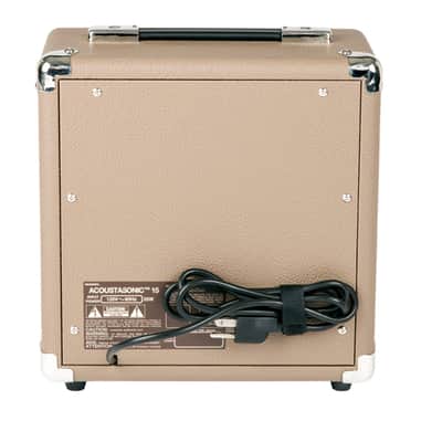 Immagine Fender Acoustasonic 15 2-Channel Combo Amp - Brown and Wheat - 4