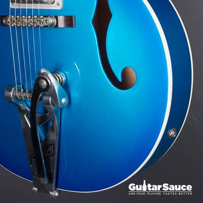 Gretsch G6120T-HR Brian Setzer Hot Rod Hollow-Body Bigsby Candy Blue Burst (Cod.1703UG) image 7
