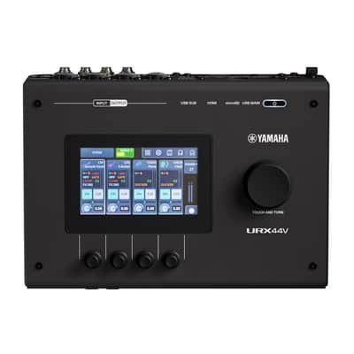 Yamaha URX44V 6x4 USB-C Audio/Video Interface (Touchscreen, Black) image 3
