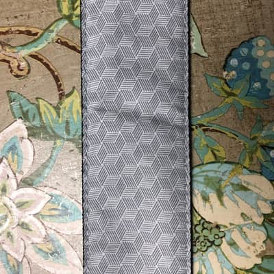 Dunlop Jacquard Straps-Cube Hatch Light Grey image 1
