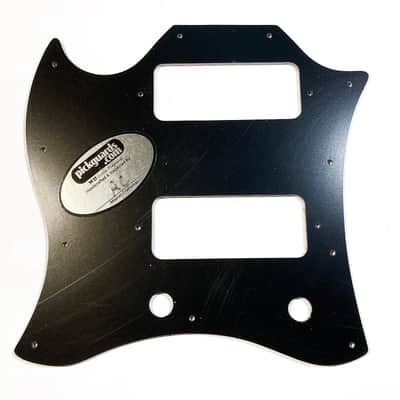 5 Ply Black/White Wide Bevel Pickguard for 1999-2010 Gibson SG Classic P90 Made In USA image 6