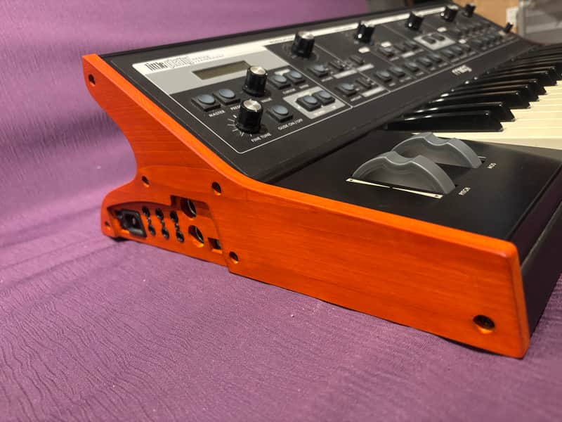 Moog Sub Phatty & Little Phatty or Stage2 replacement Sidepanels.dark orange　organic oil finish followed by a coating of beeswax. image 1