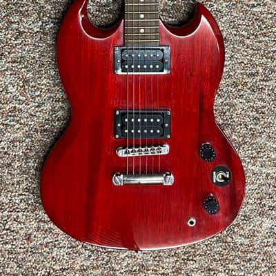 Epiphone SG Transparent Red image 3