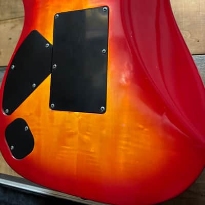 1990's Ibanez MIJ RG770FM Cherry Sunburst w/case image 18