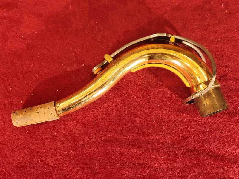 Yamaha Tenor Sax Neck Brass/Silver image 1