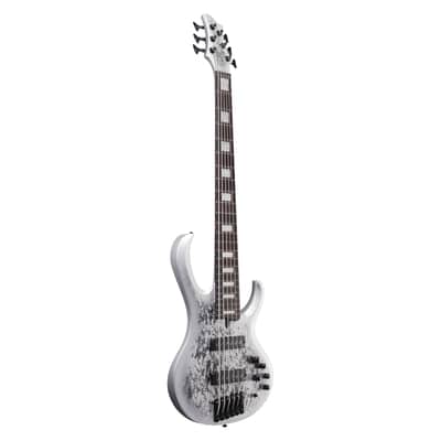 Ibanez BTB25TH6-SLM Silver Blizzard Matte - 6-String Electric Bass image 8