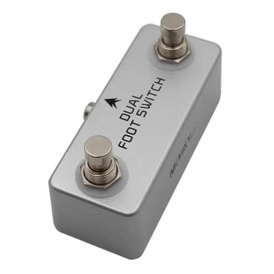 Mosky Dual Latching Footswitch Guitar Pedal, Dual Foot switch for Amps or Effects Pedals image 4