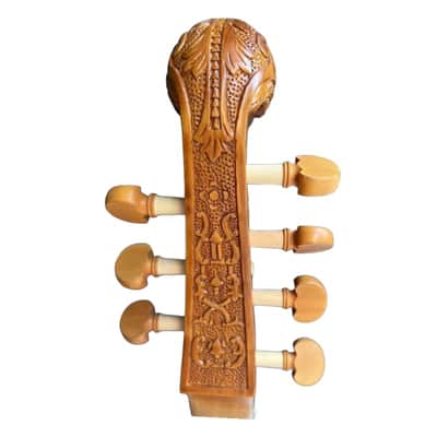 Baroque style profession maestro whole back 7 string 27" bass viola da gamba image 14