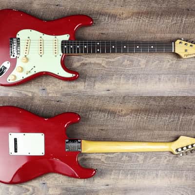 MyDream Partcaster Custom Built - Relic Dakota Red Mark Knopfler image 1