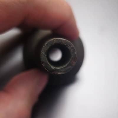 Vintage Mouthpiece Wind Trumpet Bronze 1910s Russian Empire Patina image 6