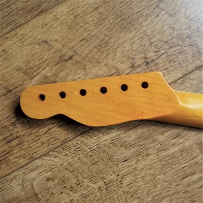 Telecaster Compatible Maple and Bound Rosewood Guitar Neck Jumbo image 3