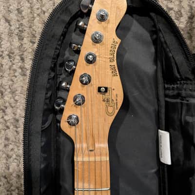 G&L ASAT Classic USA Red Sunburst on Ash image 3