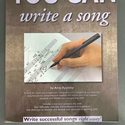 You Can Write a Song Amy Appleby CD Sheet Music Singer Songwriter Lesson Book image 1