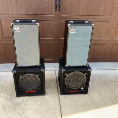 Ampeg SVT-210AV Classic Series 200-Watt 2x10" Bass Speaker Cabinet 2011 - Present - Black image 2