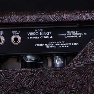 2004 Fender Vibro King Cowboy Tolex Amplifier (SKU 4490) image 7