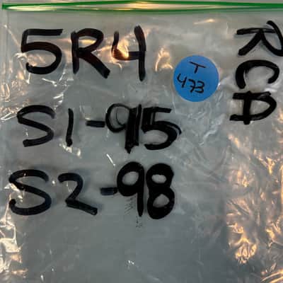 1961 RCA 5R4GYB Vintage Brown Base Black Plate Side D Getter Rectifier Tube!T473 image 7
