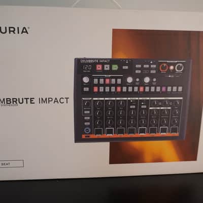 Arturia DrumBrute Impact 2018 - 2021 - Black, plus Decksaver. Local pickup only, in Los Angeles image 5