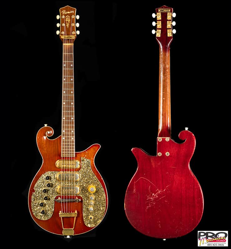 Premier E723 1959-60 Ruby Red-faded image 1