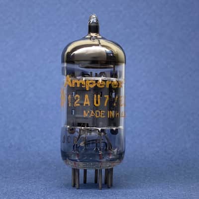 Amperex 12AU7 ECC82 • 1970 • 100% BALANCED Gm & mA tube • Very Strong NOS • Orange Globe • Philips, Heerlen ΔOB2 • Amplitrex AT-1000 Digitally Tested • Quite Very Low Noise • A-12 image 5