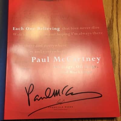 The Ultra Rare Beatles Paul McCartney Signed Autographed Book Each One Believing (Perry Cox COA) image 2