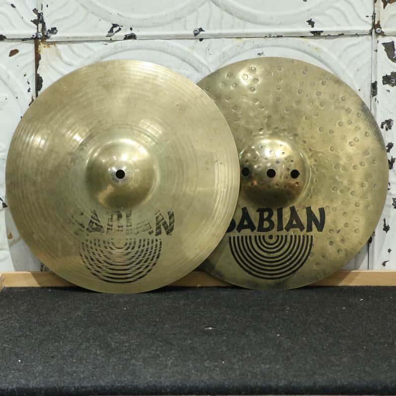 Used Sabian HH Fusion Hi-Hat Cymbals 13in (818/1445g) image 1