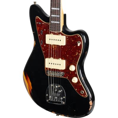 Fender Custom Shop 62 Jazzmaster Relic PHC - Black Over 3-Color Sunburst image 7