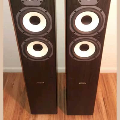 Tannoy MX4 dark oak floor standing audiophile bi-polar speakers~Pair! EUC MX-4  Dark Oak image 3