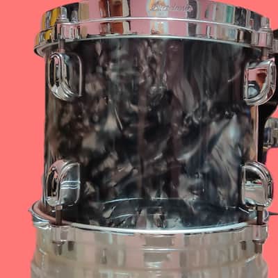 8" Tama Starclassic performer birch tom in Liquid Metal image 3