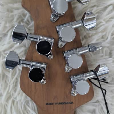 Sterling LK100 Luke Electric Guitar, Rosewood Fingerboard, Bodhi Blue image 4