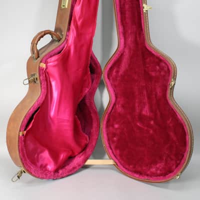 90s/00s Gibson 335 Semi Hollow Case Brown/Pink image 3