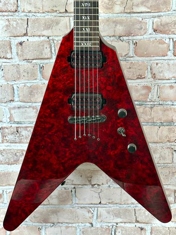Schecter V-1 Apocalypse 2021 - Red Reign image 1