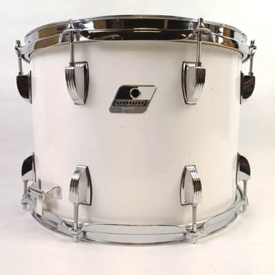 Ludwig 10x14"White Cortex Parade/Marching Snare Drum Rocker Black/White 4Ply P85 image 1