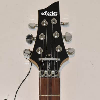 Schecter C-6 FR Deluxe Electric Guitar Satin Black B-Stock 1710 image 5