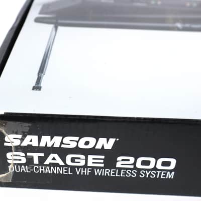 Samson Stage 200 VHF Wireless System Q6 Dynamic Microphones SWS200HH-C image 5