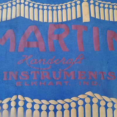 Vintage 1930's Martin Band Instrument Company Felt Banner! Presque Isle Orchestra, Extremely Rare! image 3