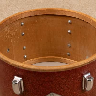 Vintage MIJ Red Sparkle Drum Set image 24