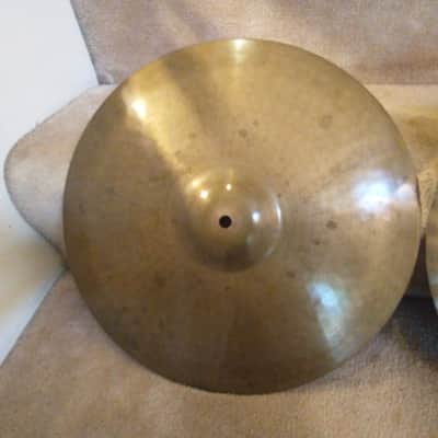 Paiste Rare vintage 602 15 inch Sound Edge hi hat cymbals 1039/1118 grams - outstanding! image 2