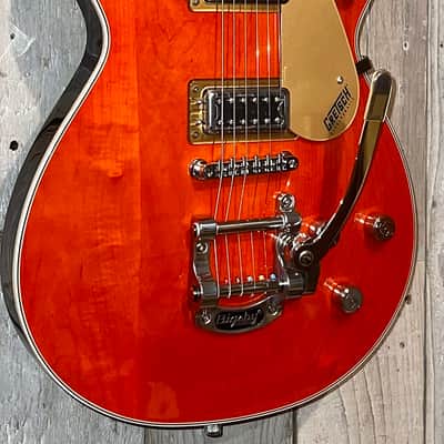 New Gretsch G5230T Electromatic Jet FT with Bigsby - Orange Stain, Ships Ultra Fast With A Pro Set Up! image 3