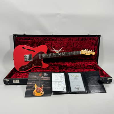 Fender Custom Shop Telecaster Thinline Journeyman Relic 2020 - Fiesta Red(sku86276) image 1