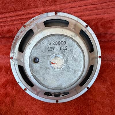 Vintage 1966 CTS 12" Guitar Speaker 8 Ohms Silver image 1