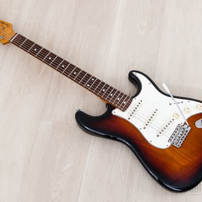 1994 Fender Order Made '62 Stratocaster Sunburst Lacquer w/ Birdseye Neck, USA Pickups & Case, Japan MIJ Fujigen image 12