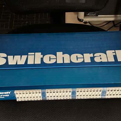 Switchcraft StudioPatch Series 6425 64-Point TT-DB25 Patchbay 2010s - Blue image 2