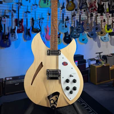 Rickenbacker 330/12 Mapleglo Semi-Hollow Electric Guitar, with Ric Case, 001 image 4