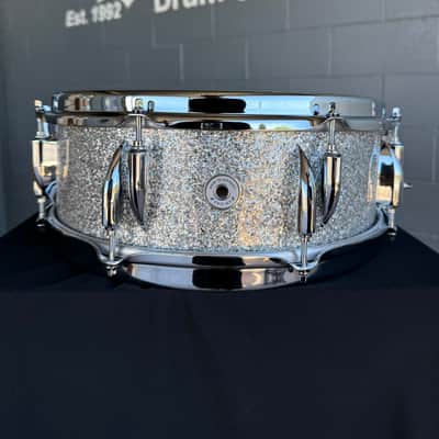 SONOR Vintage Series 5x14" Snare Drum in Vintage Silver Glitter (Rm 4) image 4