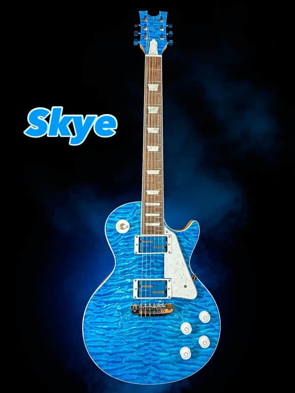 Scott Vogel Guitars Skye 2025 - Blue Quilted Maple image 1